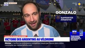 Rugby: les supporters argentins enflamment le Vieux-Port