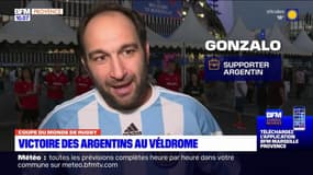 Rugby: les supporters argentins enflamment le Vieux-Port