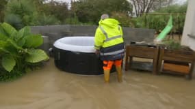 Dans la commune de Mésanger en Loire-Atlantique, les inondations ont fait d'importants dégâts