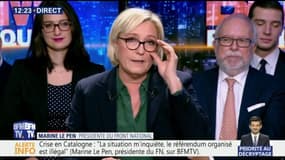 Marine Le Pen: "C’est un bel hommage que Laurent Wauquiez nous rend"