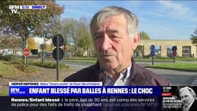 Hervé Depouez (maire de Pacé, en Ille-et-Vilaine), sur l'enfant blessé par balles: "Quelle que soit la commune de France, grande ou petite, on est tous concernés par ça"