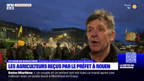 Colère des agriculteurs: le président de la coordination rurale de Seine-Maritime reçu par le préfet à Rouen