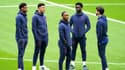 Marcus Rashford, Jandon Sancho, Raheem Sterling et Bukayo Saka, à Londres le 29 juin 2021