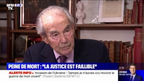 Robert Badinter: "L'homme est un animal qui tue, le progrès c'est de dominer cette pulsion-là"
