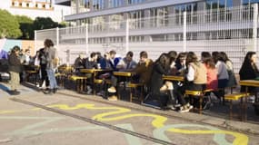 La Cité des Halles à Lyon (Rhône), dans le 7e arrondissement. 