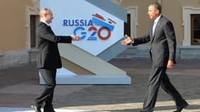 Vladimir Poutine et Barack Obama jeudi à Saint-Pétersbourg