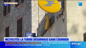 À La Turbie, le bureau de poste est fermé depuis un mois.