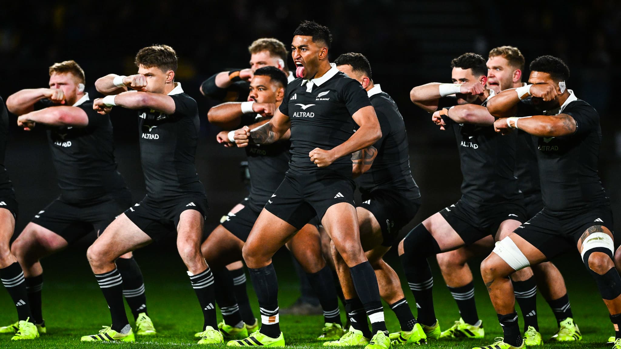 Le Haka des All Blacks face à la France, le 12 juillet 2025.