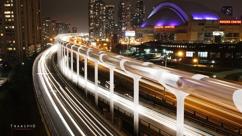 La start-up canadienne Transpod s'est lancée dans le projet Hyperloop en 2015.