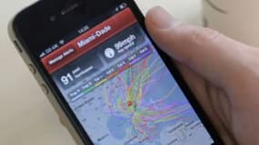 L'application "Hurricane by American Red Cross" sur smartphone