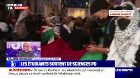 Levée du blocus de Sciences Po Paris: "L'administration envoie un message clair aux étudiants sur le soutien des populations palestiniennes", pour Salomé Hocquard (vice-présidente de l'UNEF)