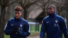 Kingsley Coman et Paul Pogba sont coéquipiers en équipe de France