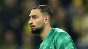 Le gardien de but du PSG Gianluigi Donnarumma face au Borussia Dortmund