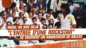 Roland-Garros - Noah vainqueur il y a 40 ans : "L'entrée d'une rockstar" se souvient un ramasseur de balles