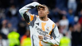 Kylian Mbappé lors de Real Madrid-Rayo Vallecano, le 09/03/2025