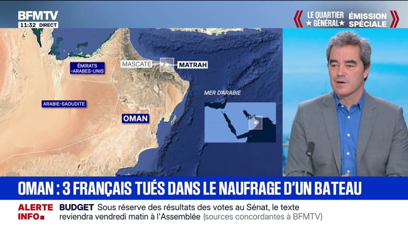 Trois touristes tués dans le naufrage d'un bateau au large d'Oman