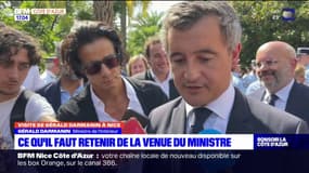 Nice: retour sur la visite de Gérald Darmanin