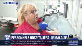 "On en vient à faire du bénévolat." Monique, infirmière à Marseille, en colère et en grève ce mardi