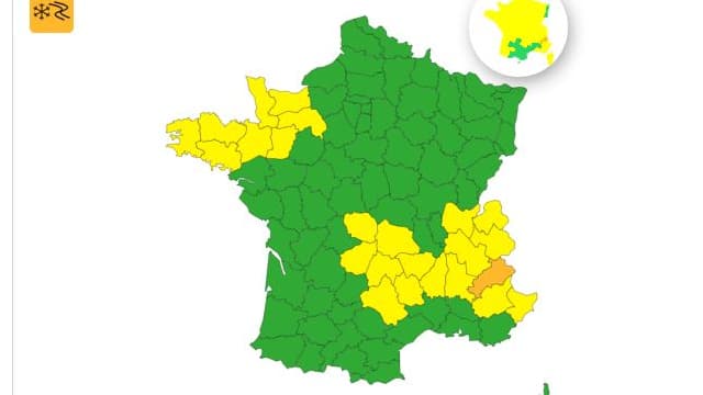 Capture d'écran Météo France