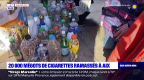 Aix-en-Provence: une association mène une opération de nettoyage des rues, 20 000 mégots de cigarettes ramassés