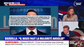 "Pour nous essayer, il nous faut la majorité absolue": les déclarations de Jordan Bardella dans Le Parisien 