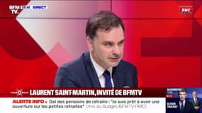 Budget 2025: "Il faut que l'ensemble des administrations publiques participent à la réduction des comptes", rappelle Laurent Saint-Martin, ministre chargé du Budget et des Comptes publics