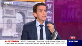 Négociations producteurs/distributeurs: le PDG du groupe Carrefour évoque "quelques tensions" chez certaines filières dans un contexte de crise sanitaire