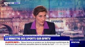 Amélie Oudéa-Castéra sur l'affaire Kheira Hamraoui: "Ce que je veux c'est qu'elle puisse se reconstruire"