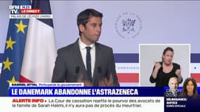 Alors que le Danemark abandonne définitivement AstraZeneca, Gabriel Attal assure que le gouvernement a "confiance" dans le vaccin