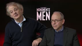 Bill Murray et Bob Balaban, en pleine promo de "The monuments men", de George Clonney.