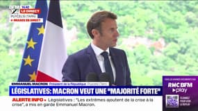 "Notre pays a besoin d'être fort" déclare Emmanuel Macron lors de son déplacement dans le Tarn