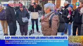 Gap: une manifestation contre les expulsions des migrants