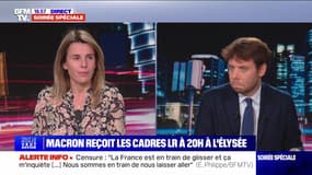 Macron reçoit les cadres LR à 20H à l'Élysée - 06/12