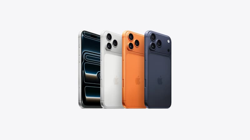 Les iPhone 17 Pro