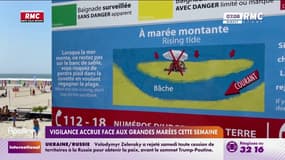Grandes marées : vigilance renforcée sur les côtes 