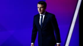 Emmanuel Macron, le 20 avril 2017, sur le plateau de France 2