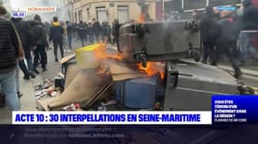 Manifestations du 28 mars: 30 interpellations en Seine-Maritime