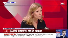 Hausse d'impôts: "Il ne doit pas y avoir de tabou", selon Yaël Braun-Pivet