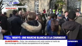 La Courneuve: la marche blanche en hommage à Wanys a débuté 