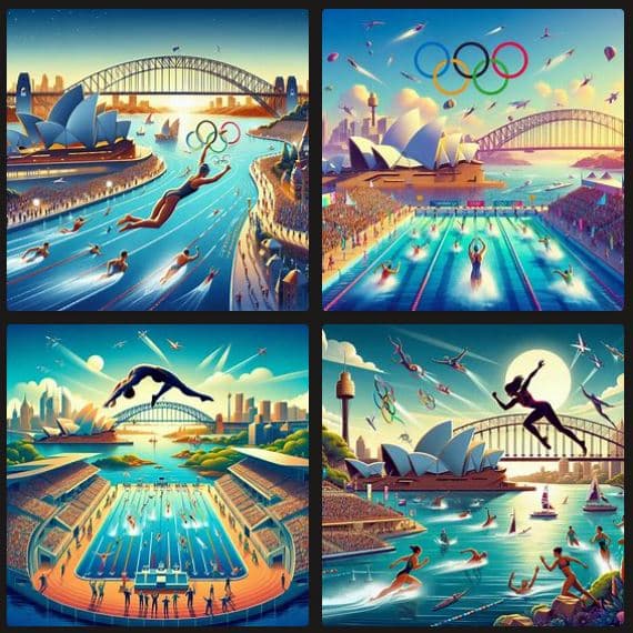 Dall-E imagine les JO en Australie