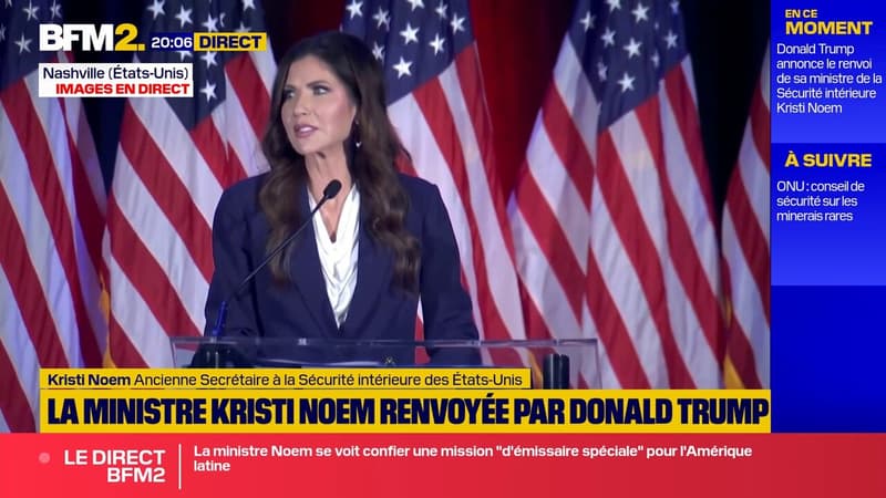 "Je veux entendre vos questions": la secrétaire à la Sécurité intérieure américaine prend la parole... alors qu'elle vient d'être licenciée