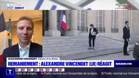 Rhône: le député Alexandre Vincendet réagit au remaniement