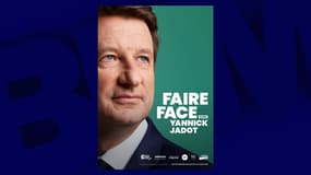 L'affiche de campagne de Yannick Jadot pour la campagne présidentielle de 2022 