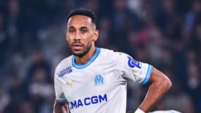 Pierre-Emerick Aubameyang avec l'OM en septembre 2023