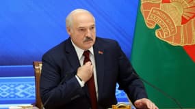 Le président bélarusse Alexandre Loukachenko, le 9 août 2021 à Minsk
