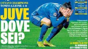 La Une de la Gazzetta dello Sport