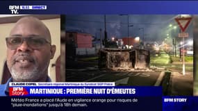 Claude Copel (secrétaire régional Martinique SGP Police): "On a été reçus avec des tirs à balle réelle"