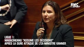 Ligue 1: Maracineanu "assume les décisions" après la dure attaque de l'ex-ministre Kanner