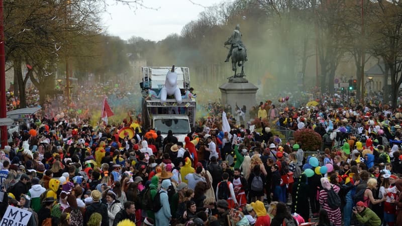 Il s'agissait de la 22e édition du carnaval étudiant de Caen.