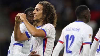 Mattéo Guendouzi lors du match de Ligue des nations entre la France et Israël - 10/10/2024
